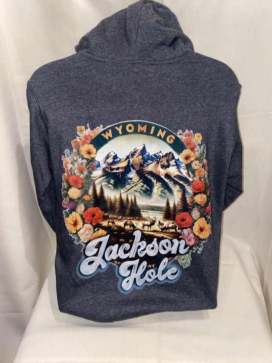 Floral Teton Hoodie