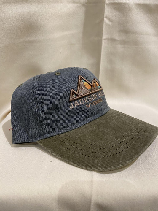 JH Canyon Hat Wort Logo Denim